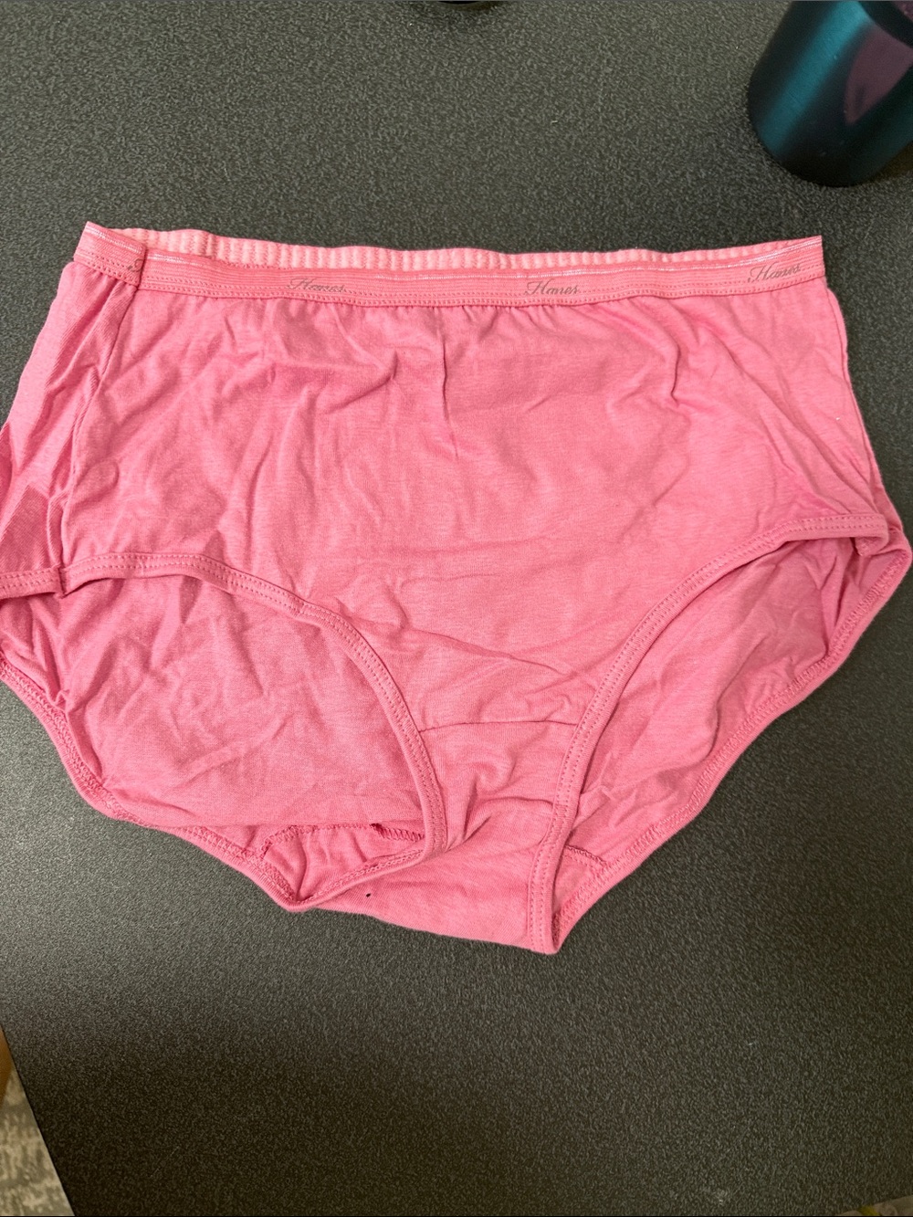 Hanes Women's Pink Full Coverage Cotton Briefs